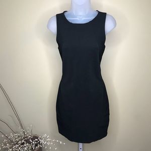 BLACK MINI BODYCON DRESS